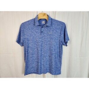 Under Armour Men's Heatgear Loose Short Sleeve Blue Polo Shirt Size 2XL